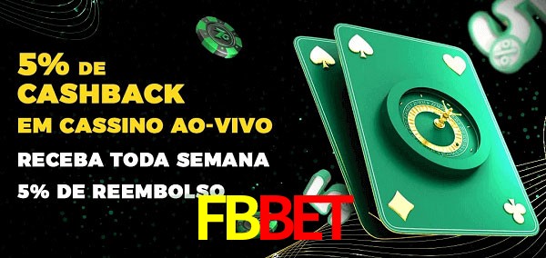Promoções do cassino ao Vivo FBBET